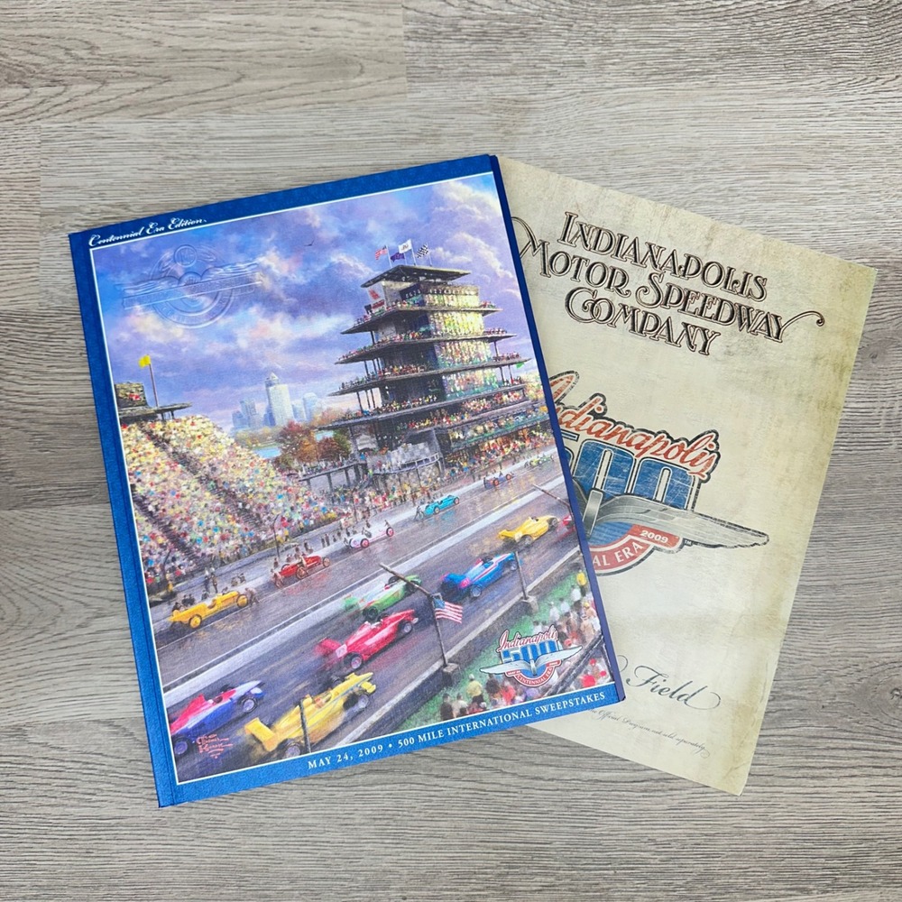 Indianapolis 500 Official Program 2009 Centennial Thomas Kinkade Cover Blue